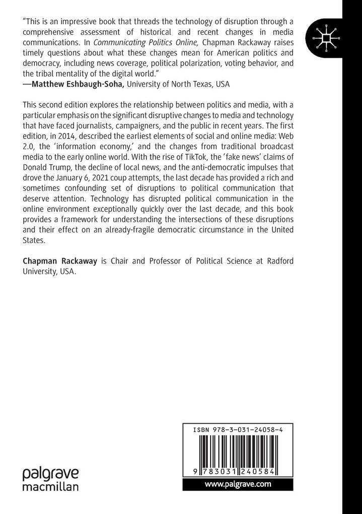 Weitere Ansicht: Communicating Politics Online | Chapman Rackaway
