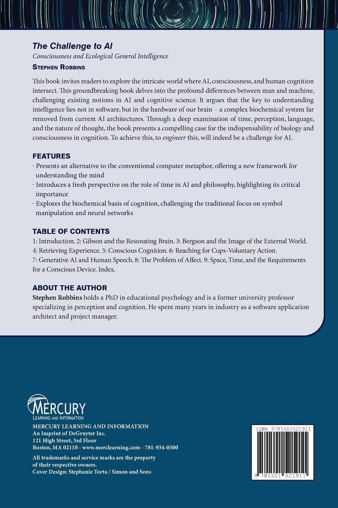 Weitere Ansicht: The Challenge to AI | Stephen Robbins