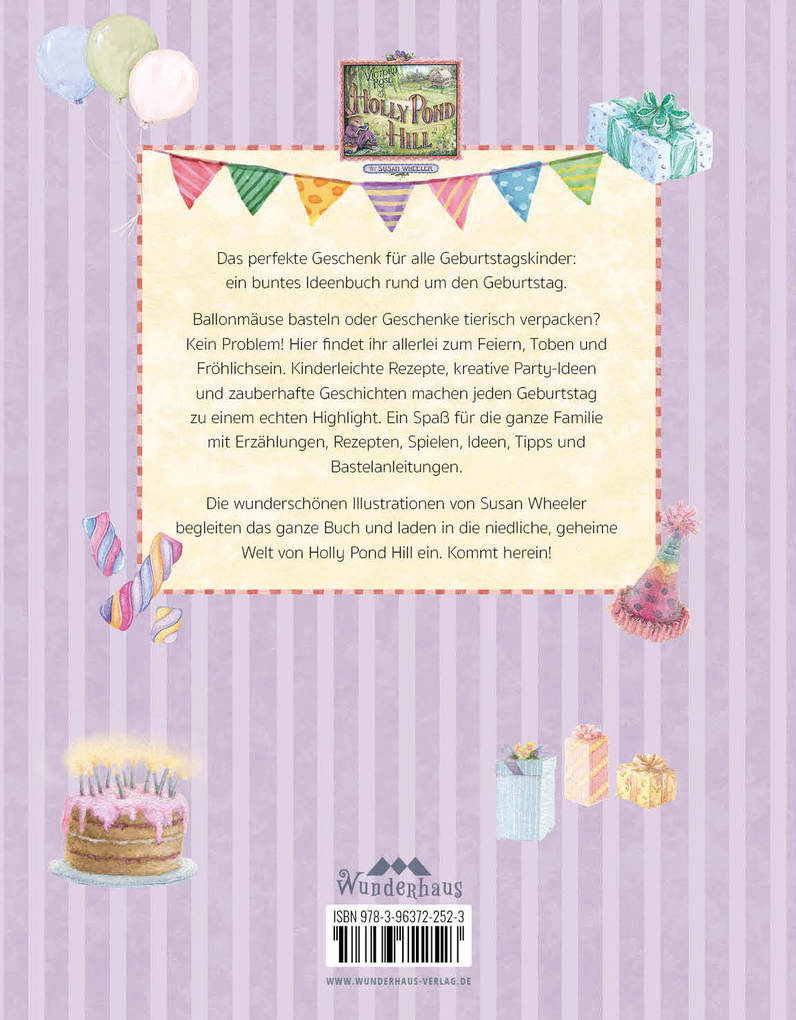 Weitere Ansicht: Zum Geburtstag - Geschenkbuch für Kinder ab 4 Jahren | Marianna Korsh, Wunderhaus Verlag