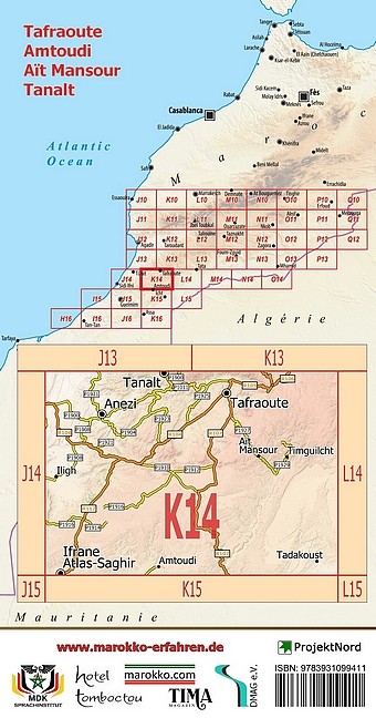 Weitere Ansicht: K14: Tafraoute - Amtoudi - Aït Mansour - Tanalt 1:120.000 + GPS-Waypoints | A. + B. Conrad, www.marokko-erfahren.de