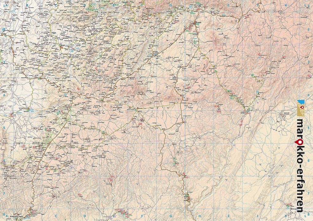 Weitere Ansicht: K14: Tafraoute - Amtoudi - Aït Mansour - Tanalt 1:120.000 + GPS-Waypoints | A. + B. Conrad, www.marokko-erfahren.de