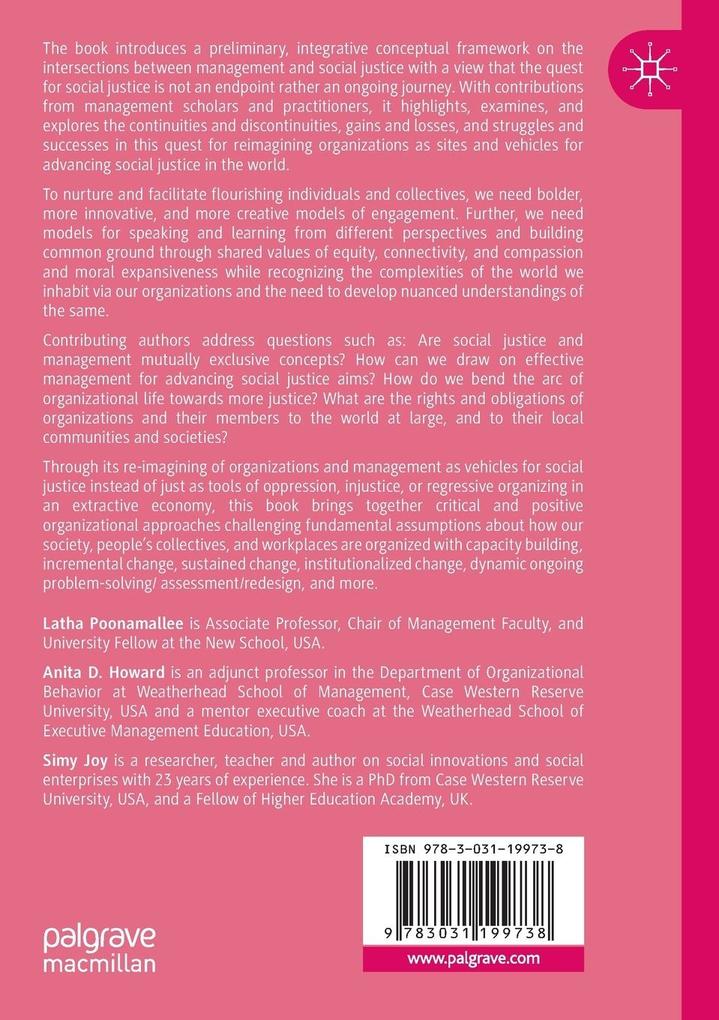 Weitere Ansicht: Managing for Social Justice