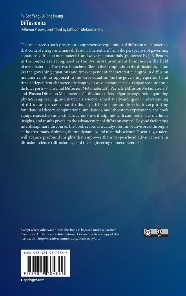 Weitere Ansicht: Diffusionics | Fu-Bao Yang, Ji-Ping Huang