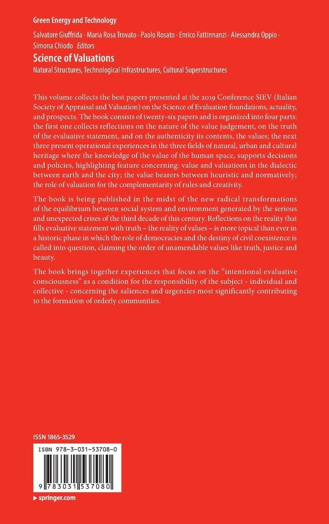Weitere Ansicht: Science of Valuations