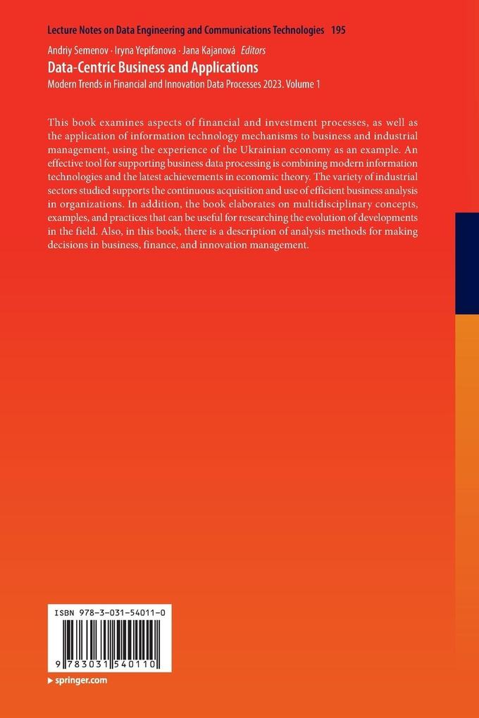 Weitere Ansicht: Data-Centric Business and Applications