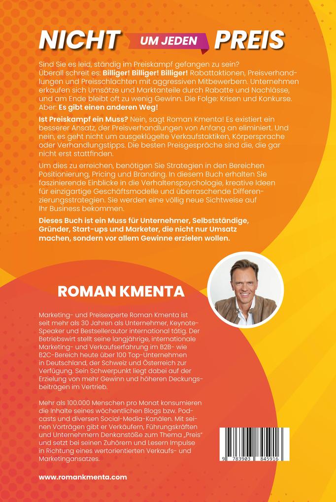 Weitere Ansicht: Nicht um jeden Preis | Roman Kmenta