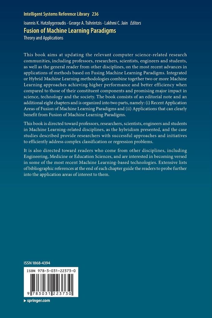 Weitere Ansicht: Fusion of Machine Learning Paradigms