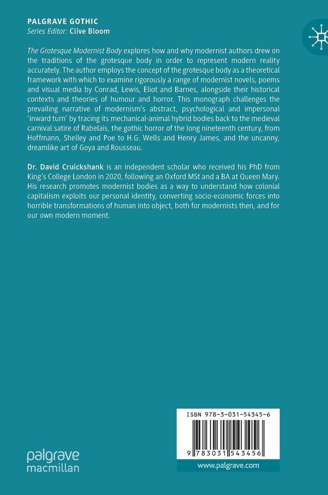 Weitere Ansicht: The Grotesque Modernist Body | David Cruickshank