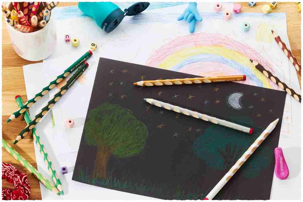 Weitere Ansicht: STABILO Buntstift Ergonomisch für Linkshänder, EASYcolors, 24er Set