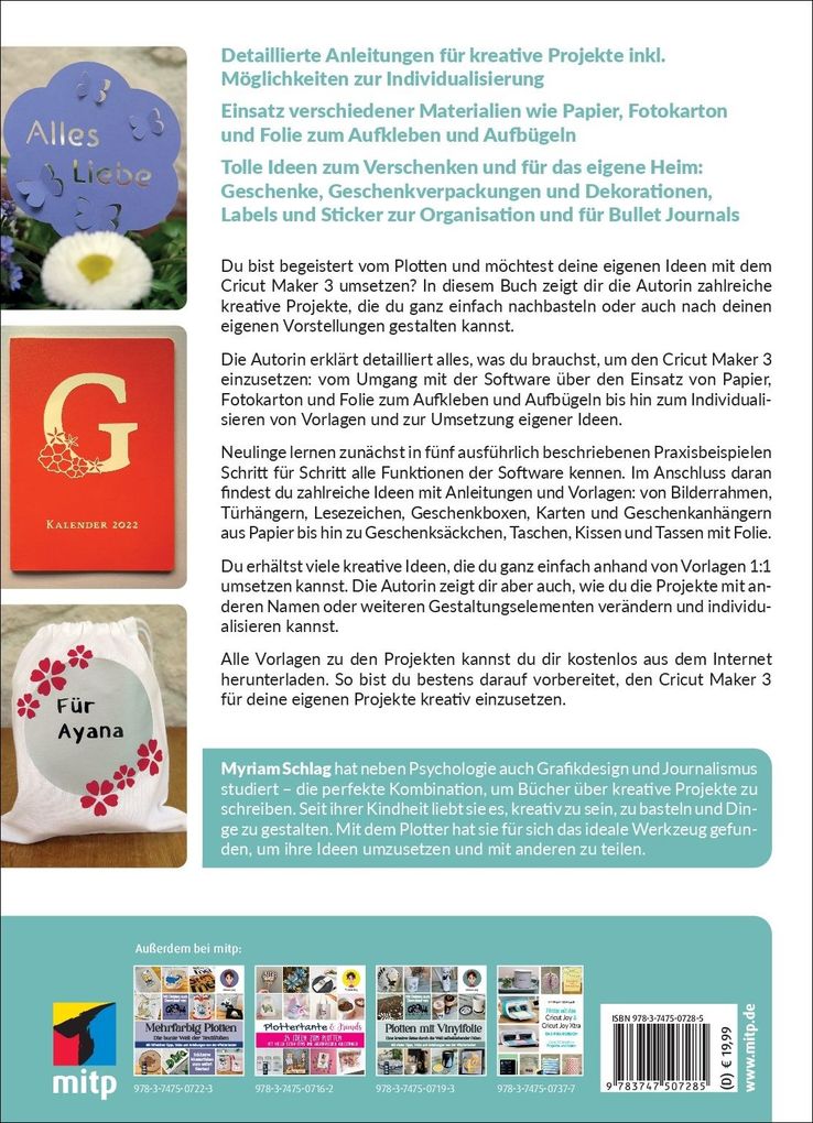 Weitere Ansicht: Plotten mit dem CRICUT MAKER 3 | Myriam Schlag