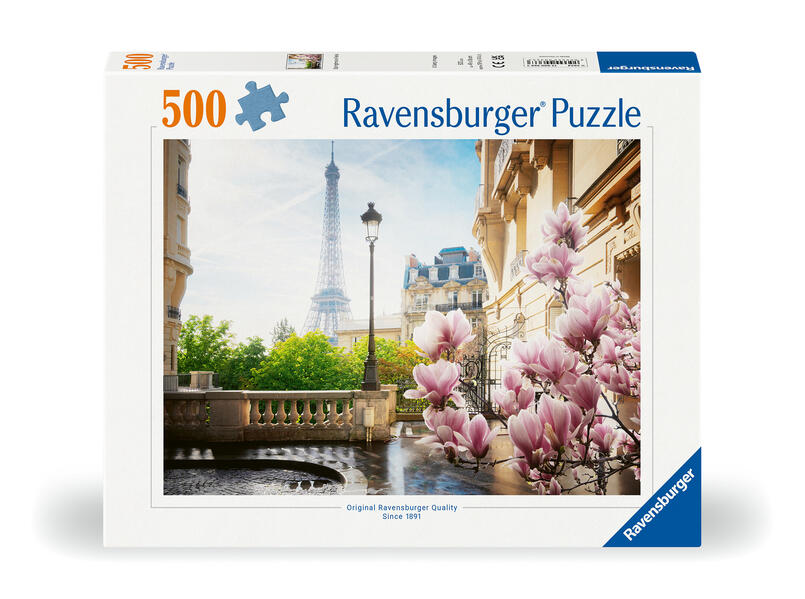 Produktbild: Erwachsenenpuzzle 500 Teile - Frühling in Paris