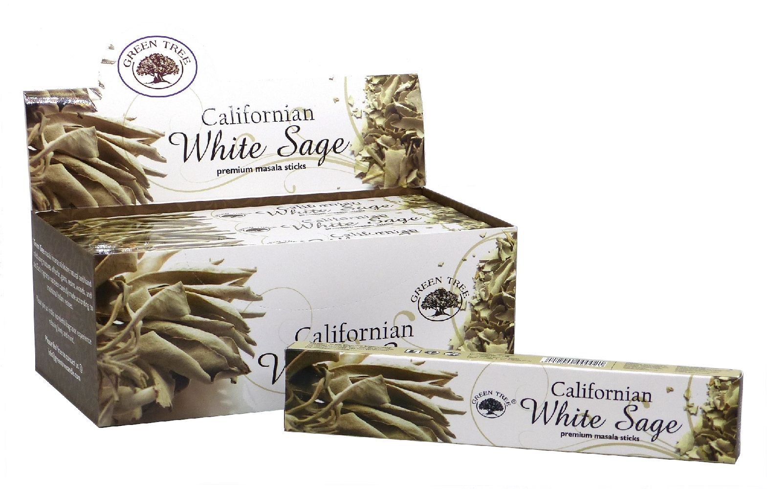 Produktbild: Räucherstäbchen Green Tree "White Sage" 15gr.
