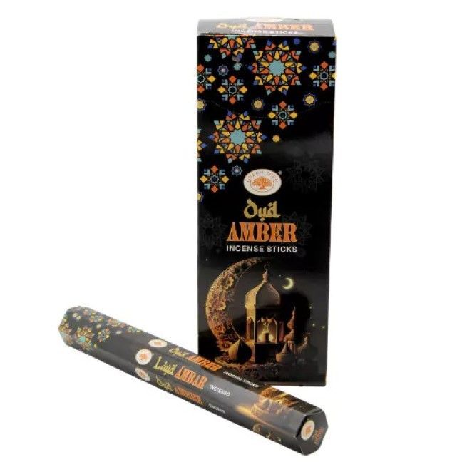 Produktbild: Räucherstäbchen Green Tree "Oud Amber" 20St.