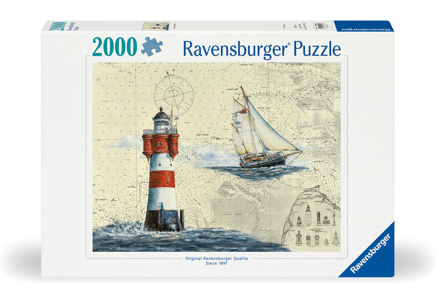 Produktbild: Erwachsenenpuzzle 2000 Teile - Romantischer Leuchtturm