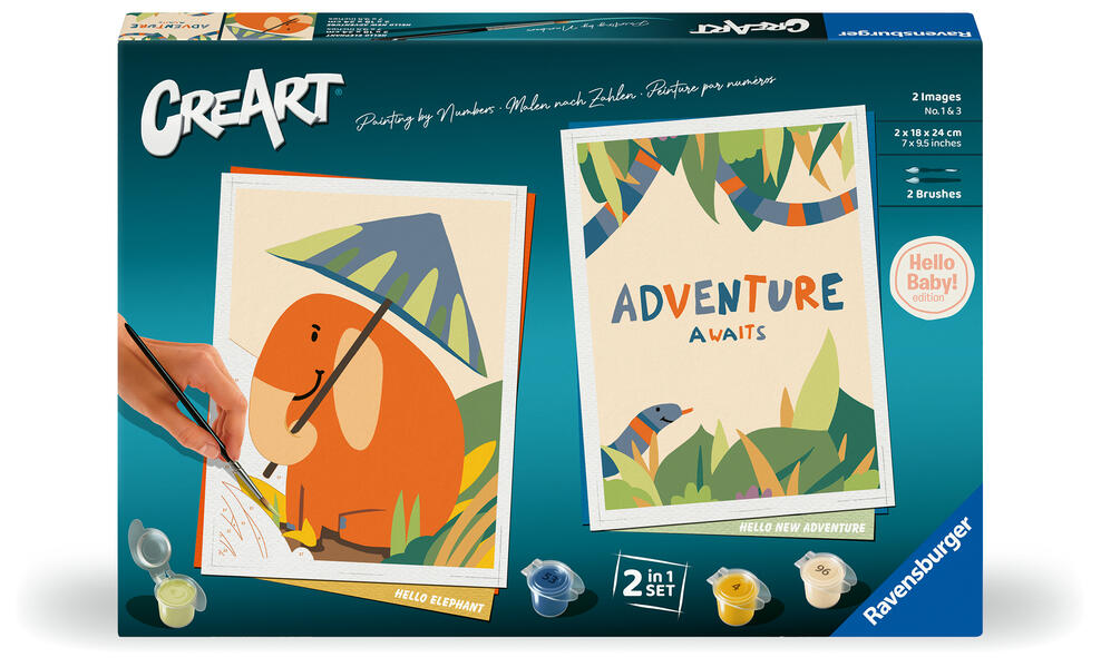 Produktbild: CreArt Hello Baby - Baby Safari Set