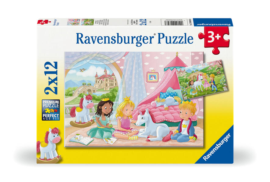 Produktbild: Kinderpuzzle 2x12 Teile - Zauberhafte Freundschaft