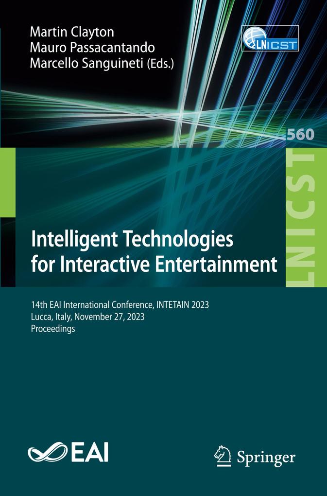 Produktbild: Intelligent Technologies for Interactive Entertainment