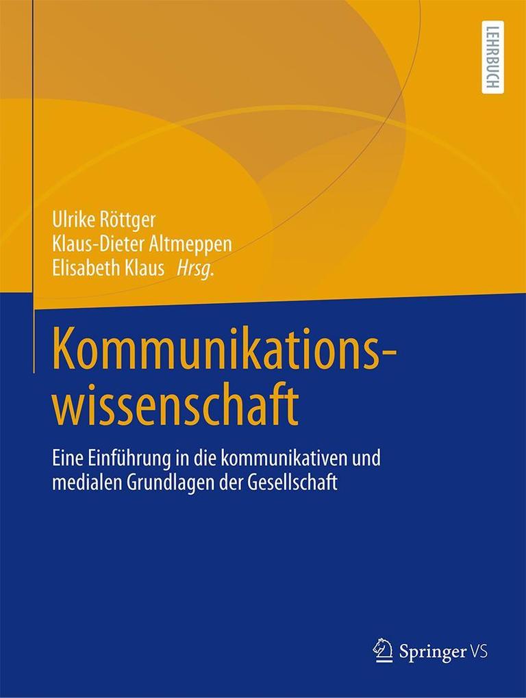 Produktbild: Kommunikationswissenschaft