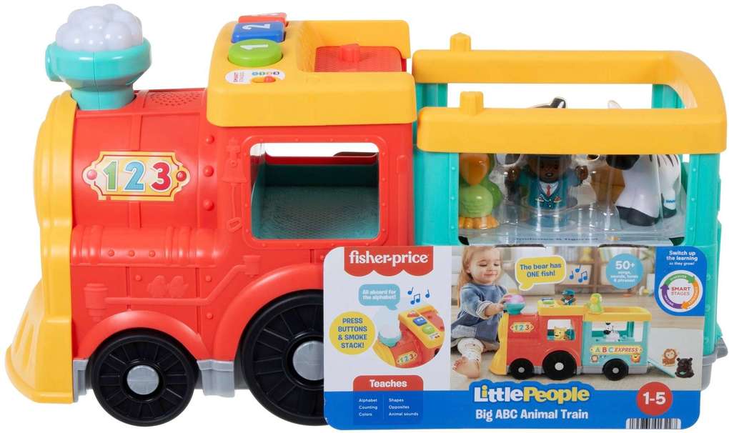 Produktbild: Fisher Price - Little People ABC Zug inkl. Tierfreunde Figuren