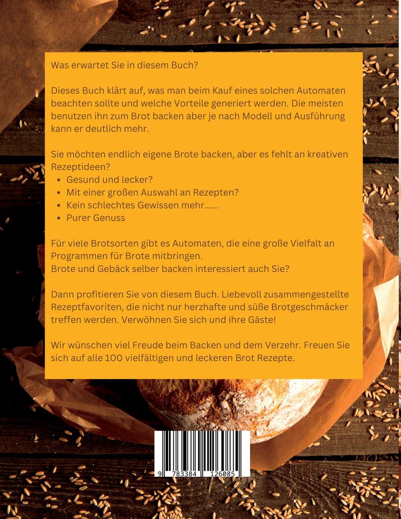 Weitere Ansicht: BROTBACKAUTOMAT REZEPTBUCH XXL | Luisa Pravo, Ella Stark
