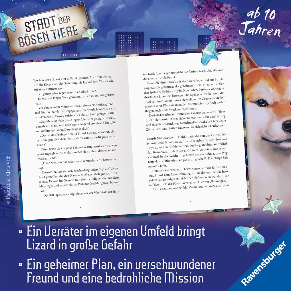Weitere Ansicht: Stadt der bösen Tiere, Band 3 - Der Spion | Gina Mayer