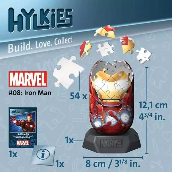 Weitere Ansicht: Hylkies Marvel Heroes Iron Man Sammelfigur