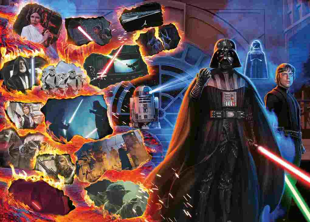 Weitere Ansicht: Erwachsenenpuzzle 1000 Teile - Star Wars Villainous - Darth Vader