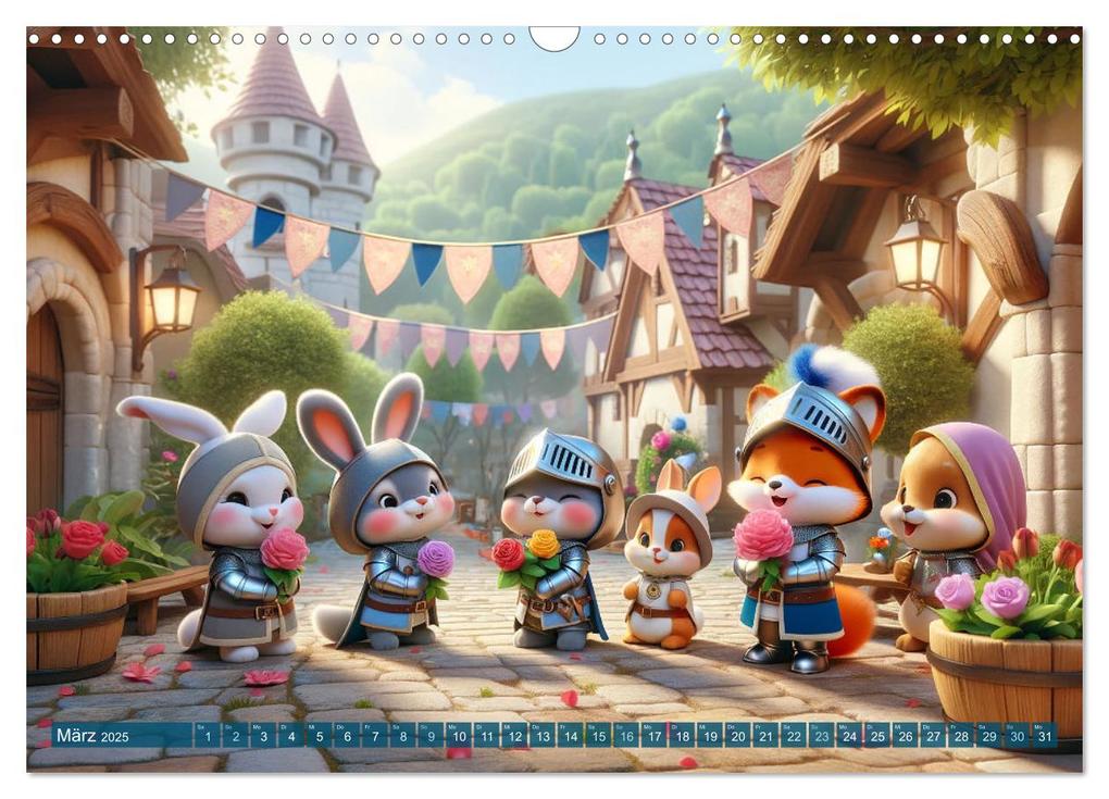Weitere Ansicht: Ritterliche Tierfreunde: Ein Jahr voller Spannung und Humor (Wandkalender 2025 DIN A3 quer), CALVENDO Monatskalender | Artefacti Artefacti, Calvendo, artefacti