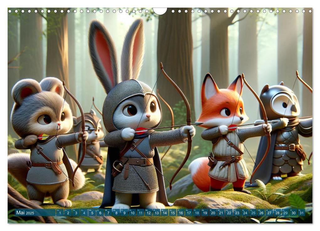 Weitere Ansicht: Ritterliche Tierfreunde: Ein Jahr voller Spannung und Humor (Wandkalender 2025 DIN A3 quer), CALVENDO Monatskalender | Artefacti Artefacti, Calvendo, artefacti