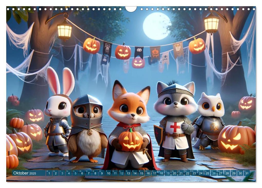 Weitere Ansicht: Ritterliche Tierfreunde: Ein Jahr voller Spannung und Humor (Wandkalender 2025 DIN A3 quer), CALVENDO Monatskalender | Artefacti Artefacti, Calvendo, artefacti