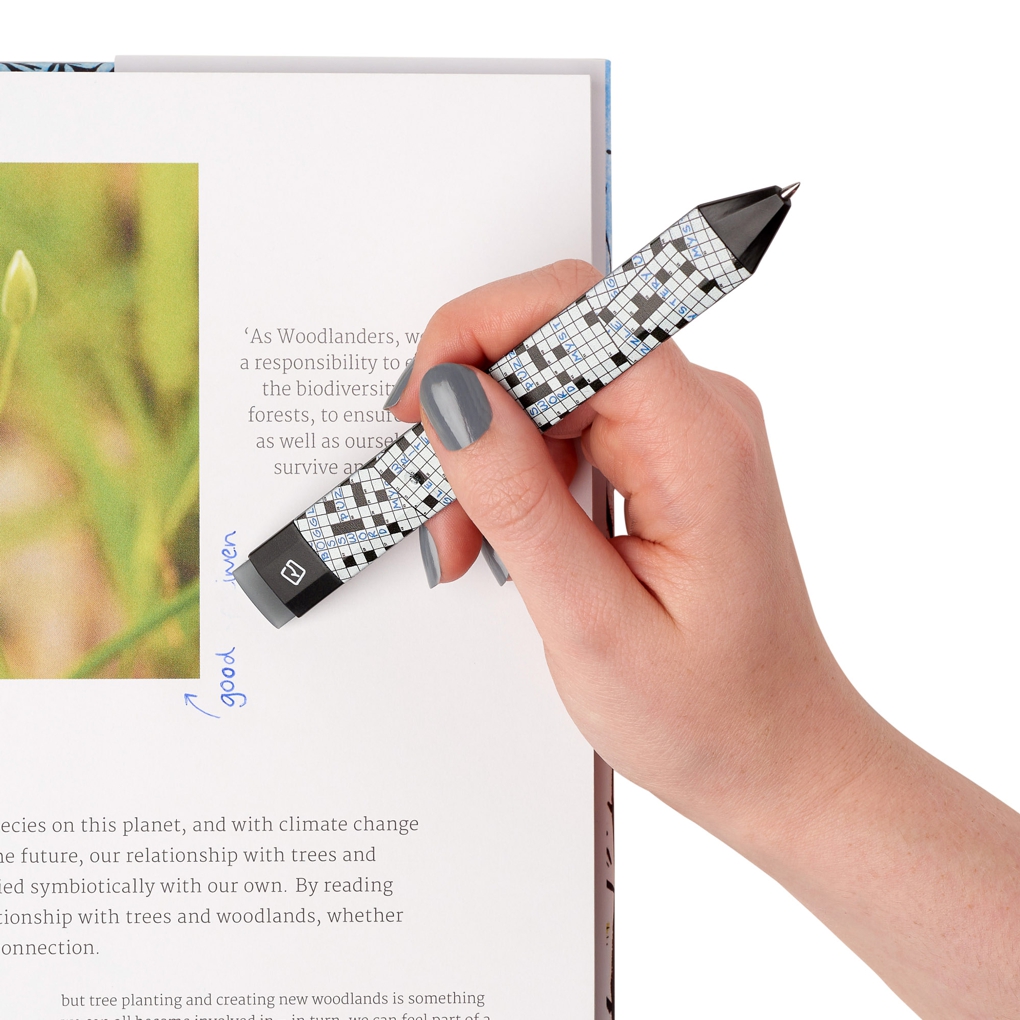 Weitere Ansicht: Pen Bookmark Set Crosswords - Stift und Lesezeichen in einem