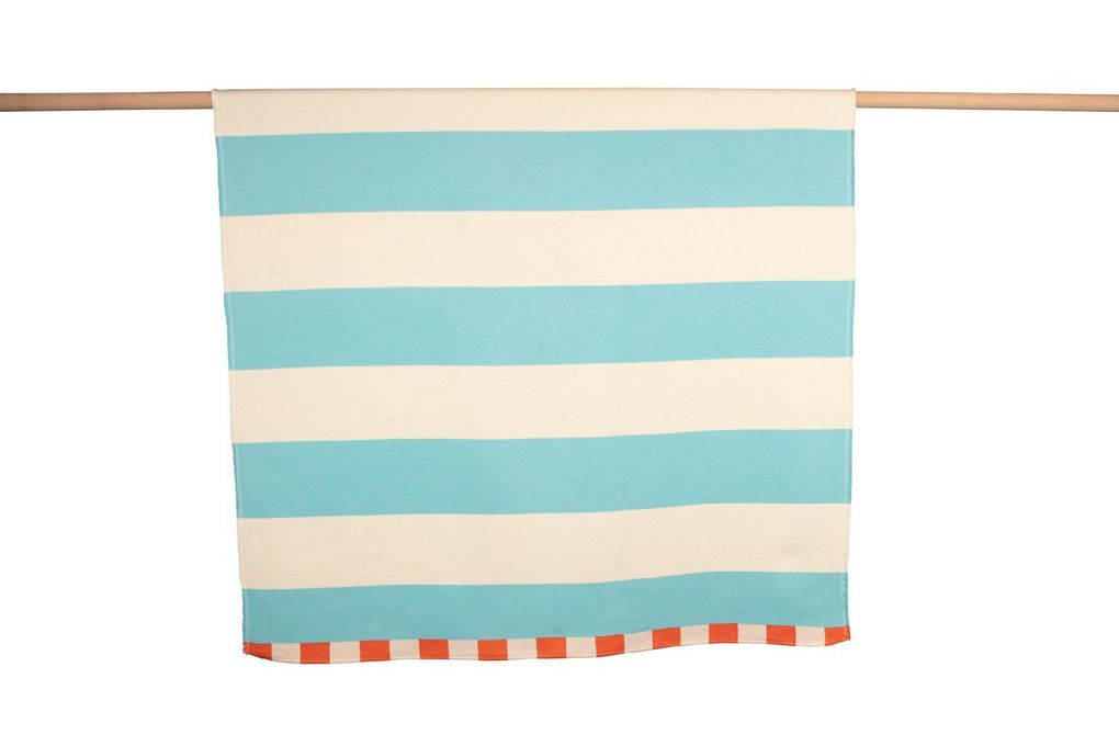 Weitere Ansicht: Fussenegger Flanelldecke "Blockstreifen"