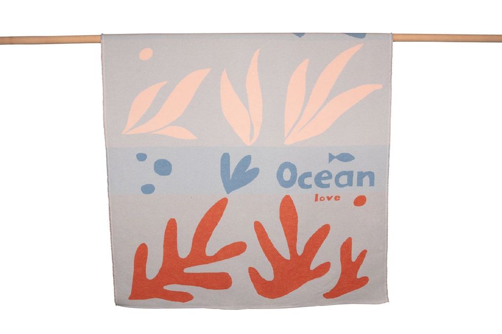 Weitere Ansicht: Fussenegger Flanelldecke "Ocean love"