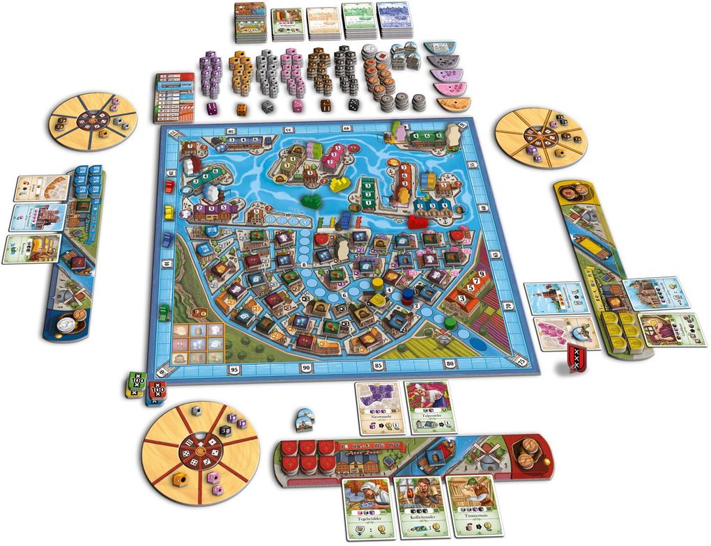 Weitere Ansicht: Queen Games - Amsterdam - Essential Edition | Stefan Feld