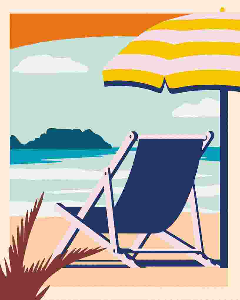Weitere Ansicht: CreArt Adults Trend - Relaxen am Strand