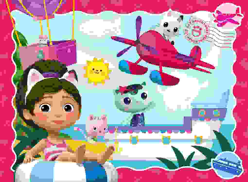 Weitere Ansicht: Kinderpuzzle 100 XXL Teile - Gabby's Dollhouse - Katzenabenteuer!