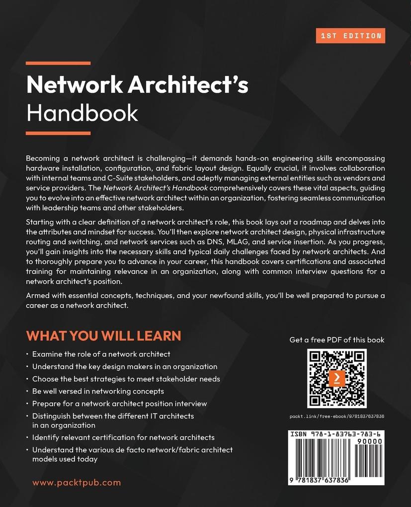 Weitere Ansicht: Network Architect's Handbook | Alim H. Ali