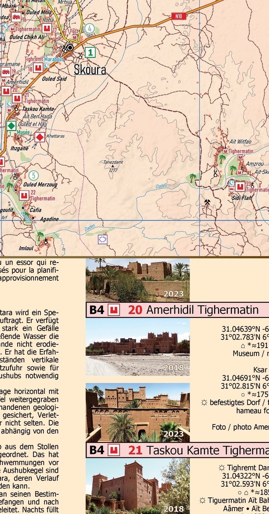 Weitere Ansicht: N11: Skoura - Kelâa M'Gouna - N'Kob - Jbel Sarhro + Straße der Kasbahs II 1:120.000 + GPS-Waypoints | Www. Marokko-Erfahren. de, A. & B. Conrad