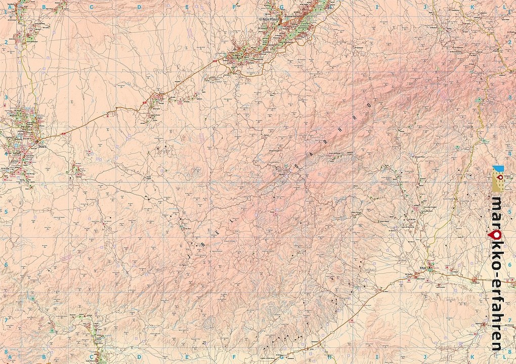 Weitere Ansicht: N11: Skoura - Kelâa M'Gouna - N'Kob - Jbel Sarhro + Straße der Kasbahs II 1:120.000 + GPS-Waypoints | Www. Marokko-Erfahren. de, A. & B. Conrad