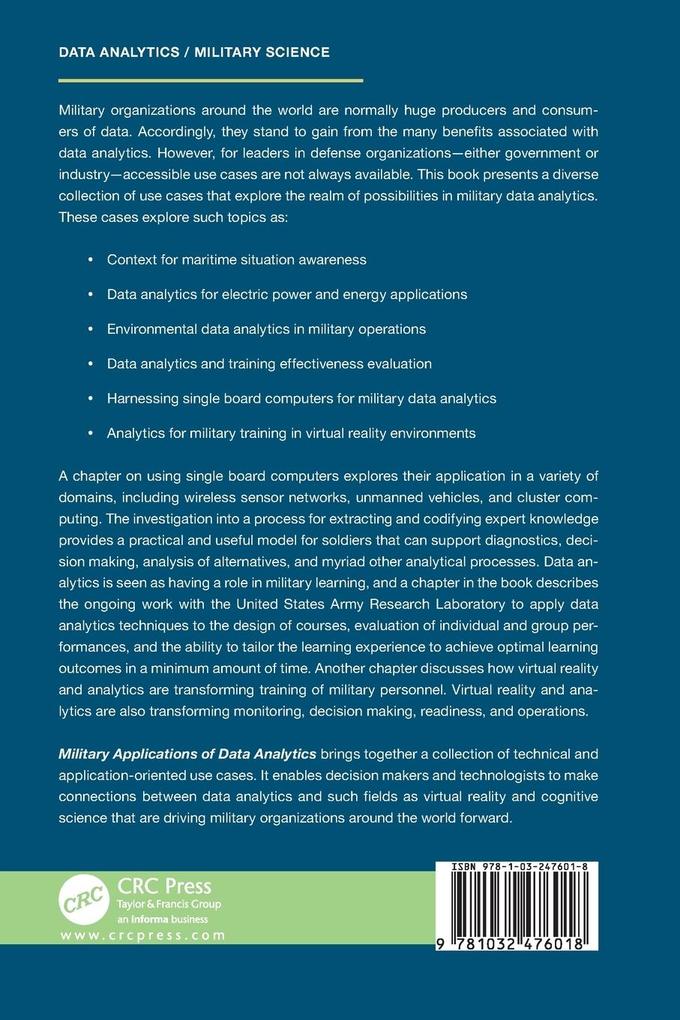 Weitere Ansicht: Military Applications of Data Analytics