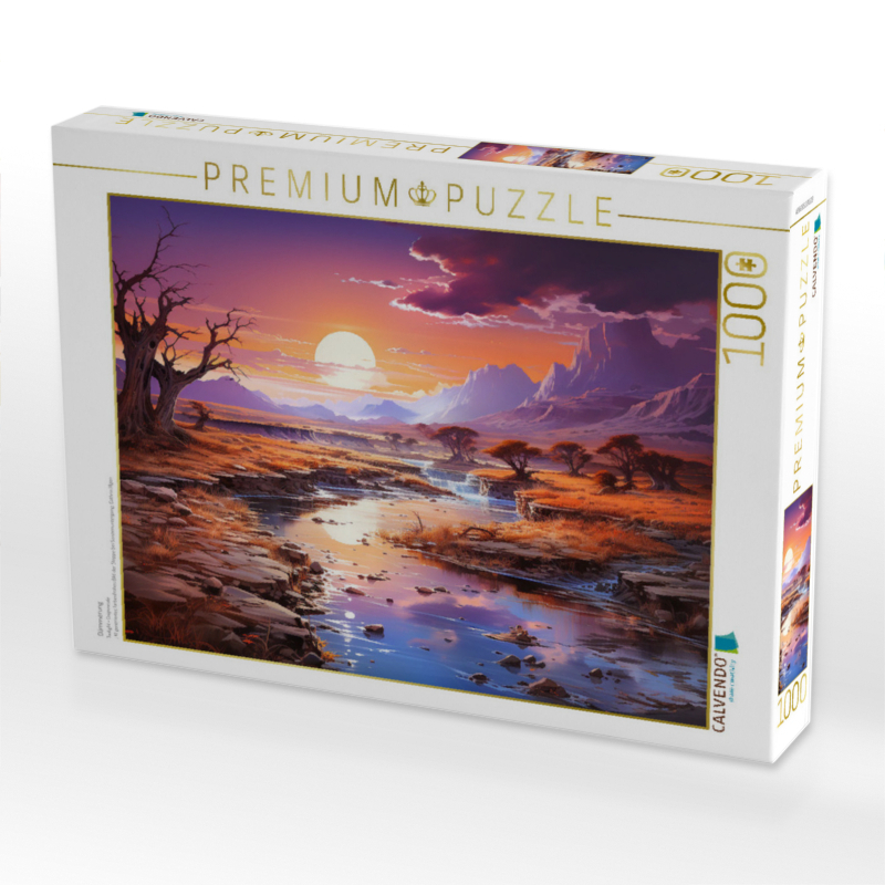 Weitere Ansicht: CALVENDO Puzzle Dämmerung | 1000 Teile Lege-Größe 64x48cm Foto-Puzzle für glückliche Stunden | Calvendo