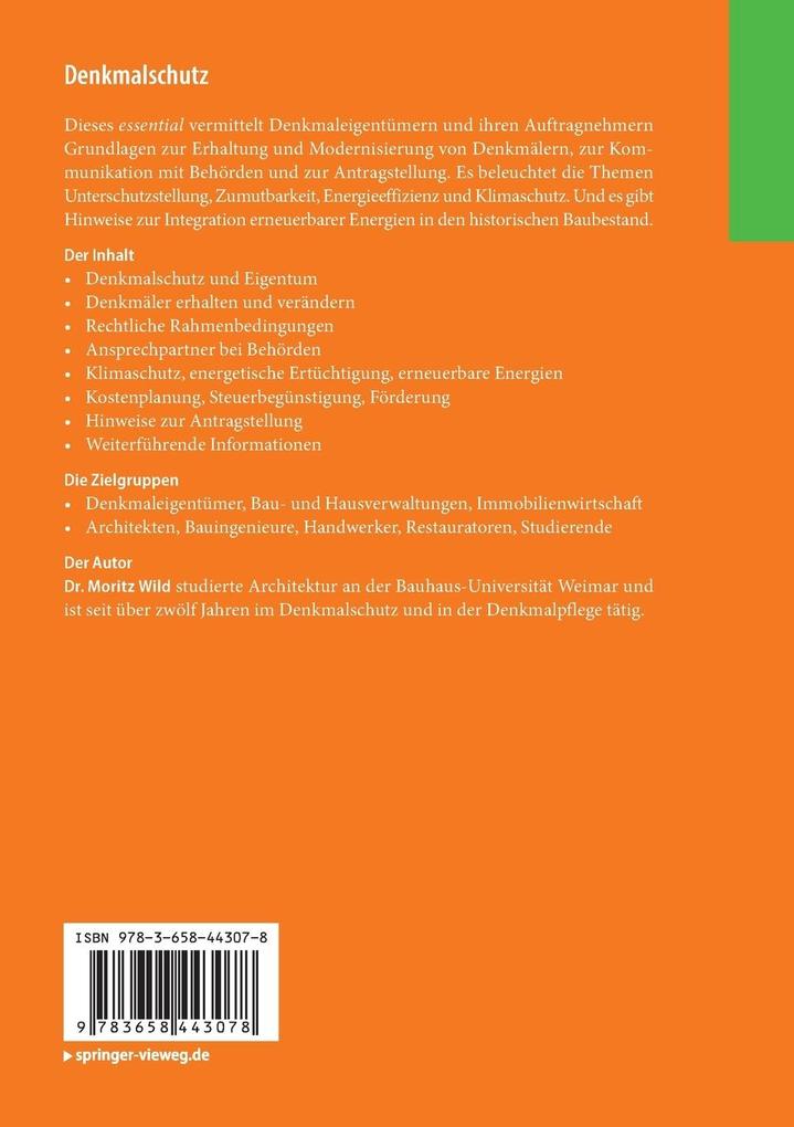 Weitere Ansicht: Denkmalschutz | Moritz Wild