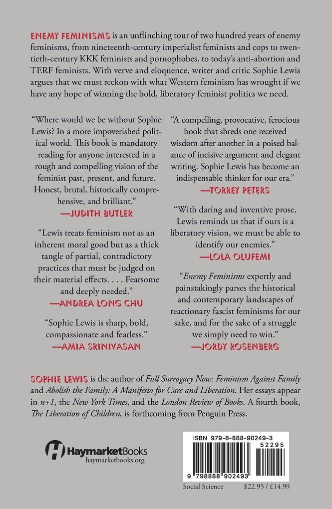 Weitere Ansicht: Enemy Feminisms | Sophie Lewis