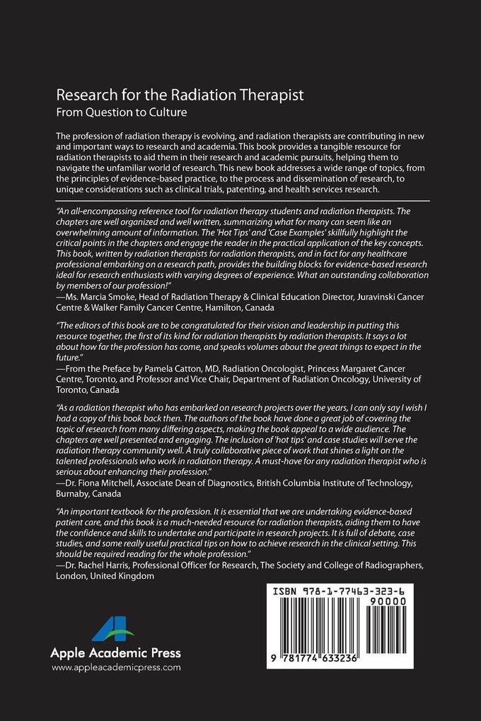Weitere Ansicht: Research for the Radiation Therapist
