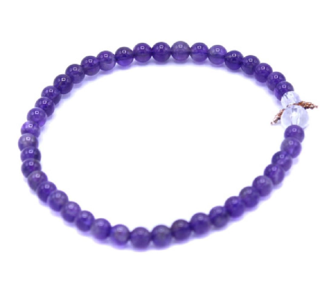Produktbild: Amethyst Schutzengel Edelsteinarmband Kinder in Geschenkbox