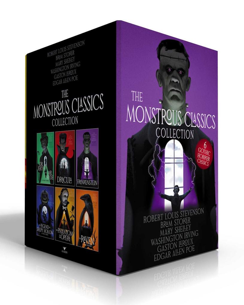 Produktbild: The Monstrous Classics Collection (Boxed Set) | Mary Shelley, Bram Stoker, Robert Louis Stevenson, Washington Irving, Gaston Leroux