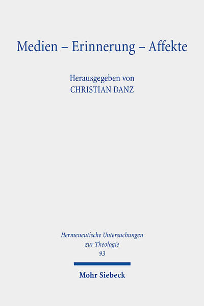 Produktbild: Medien - Erinnerung - Affekte