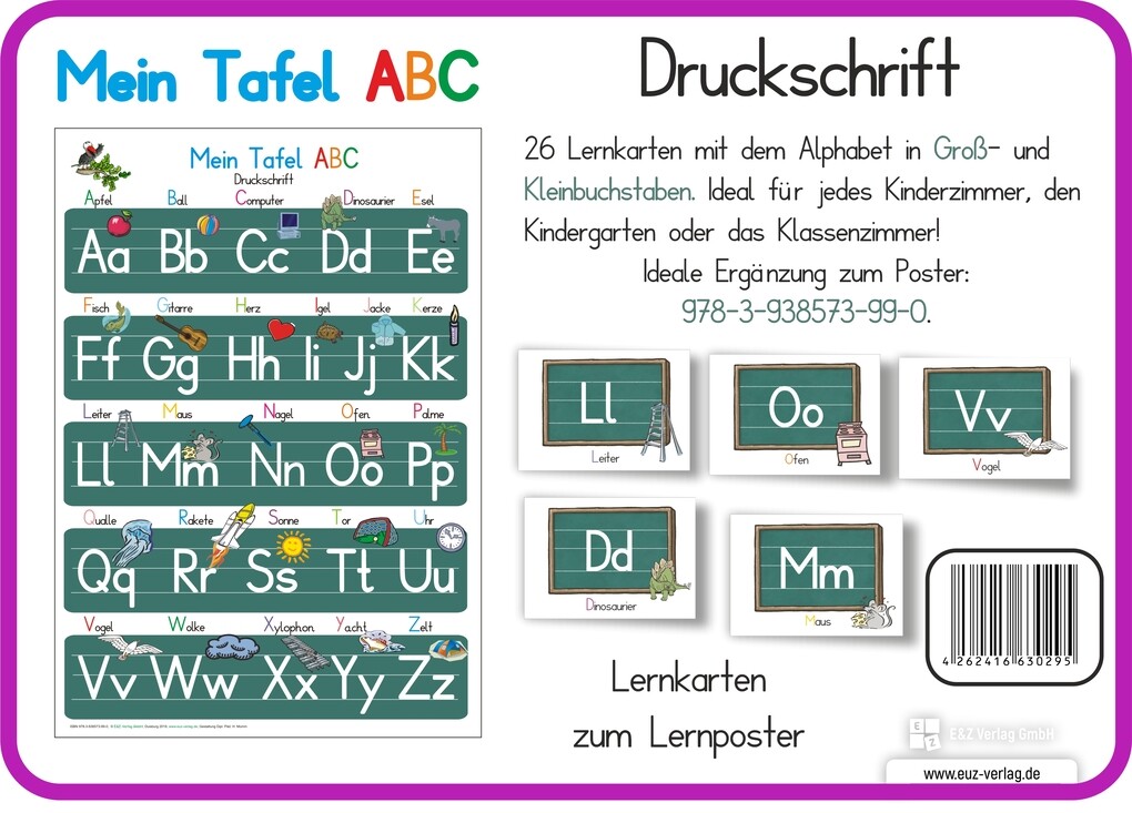 Weitere Ansicht: Mein Tafel ABC in Druckschrift | Helga Momm