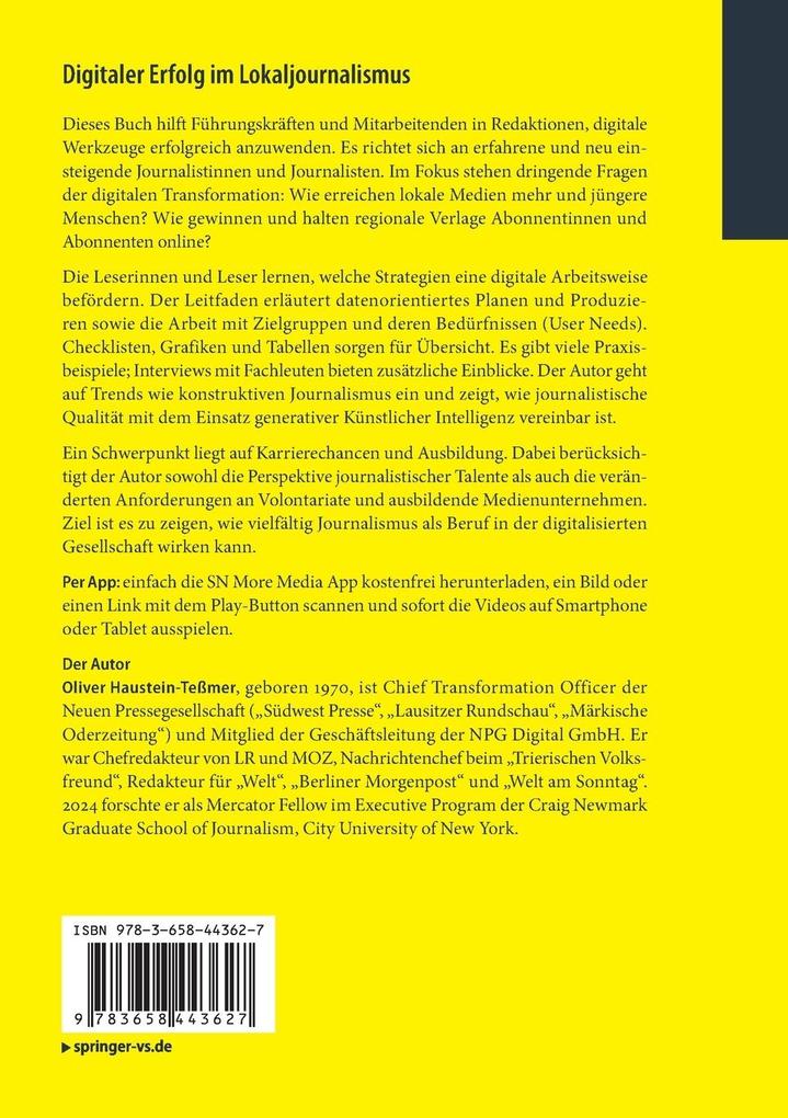 Weitere Ansicht: Digitaler Erfolg im Lokaljournalismus | Oliver Haustein-Teßmer