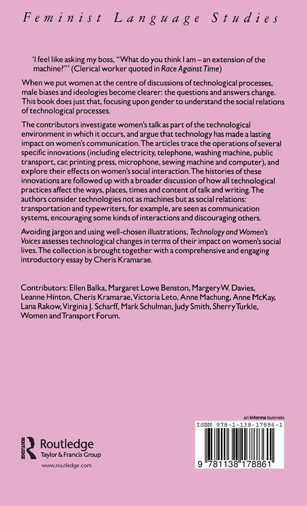 Weitere Ansicht: Technology and Women's Voices